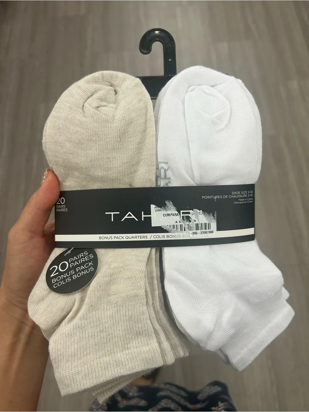 Tahari Men's Quarter Socks (20 Pack)
